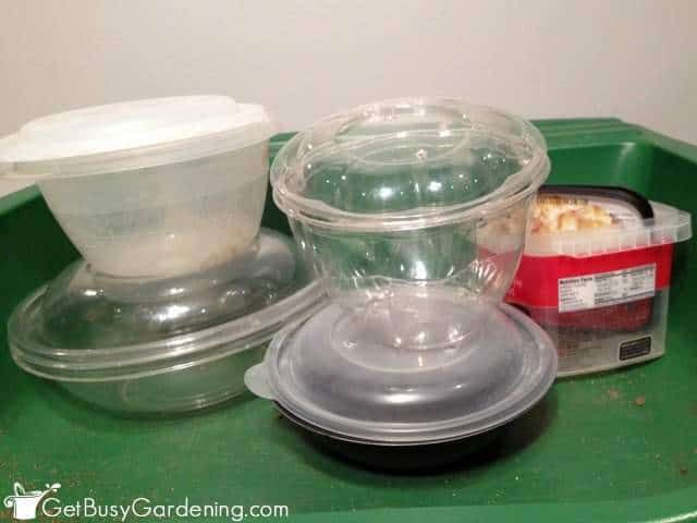 Winter Sowing Containers