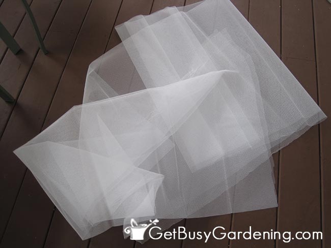 Tulle Fabric Used For Row Covers