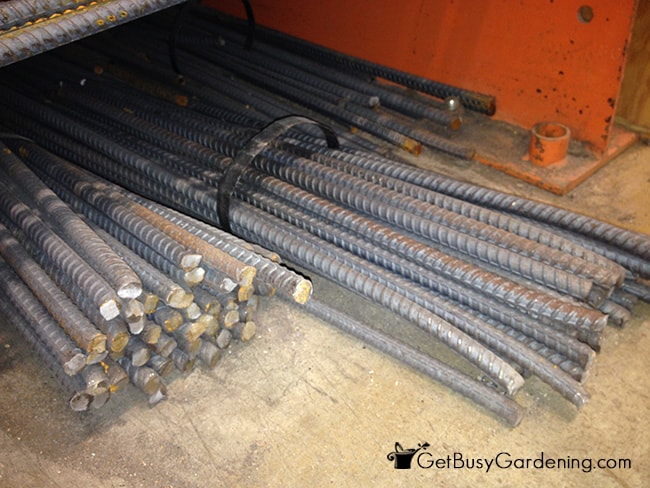 Rebar Stakes For Squash Arch