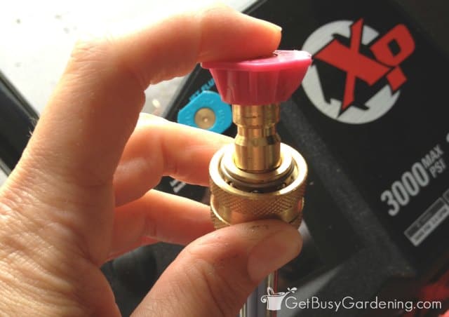 Changing Spray Tip On Pressure Washer