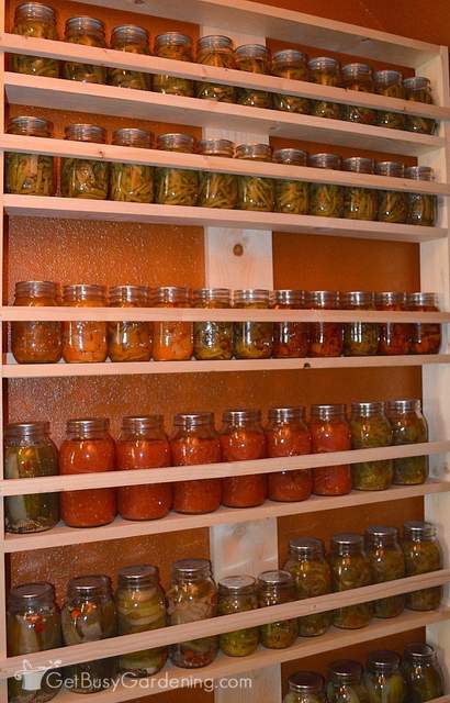 Here are some of my favorite food canning recipes for preserving the veggies I grow in my garden.