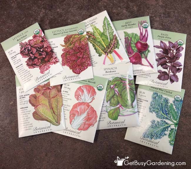 Colorful Vegetable Options