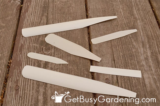Cheap and easy DIY plant markers