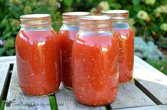 Recipes for canning crushed tomatoes