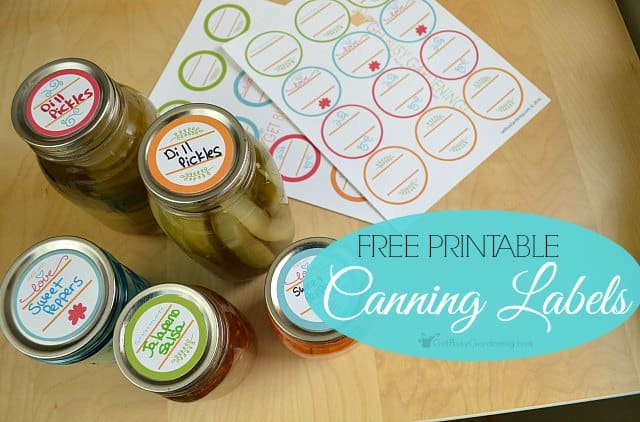 printable canning labels: free downloadable labels for your canning jars