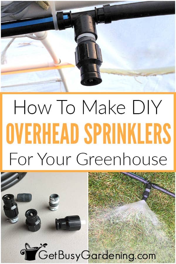 How To Make DIY Overhead Sprinklers For Your Greenhouse