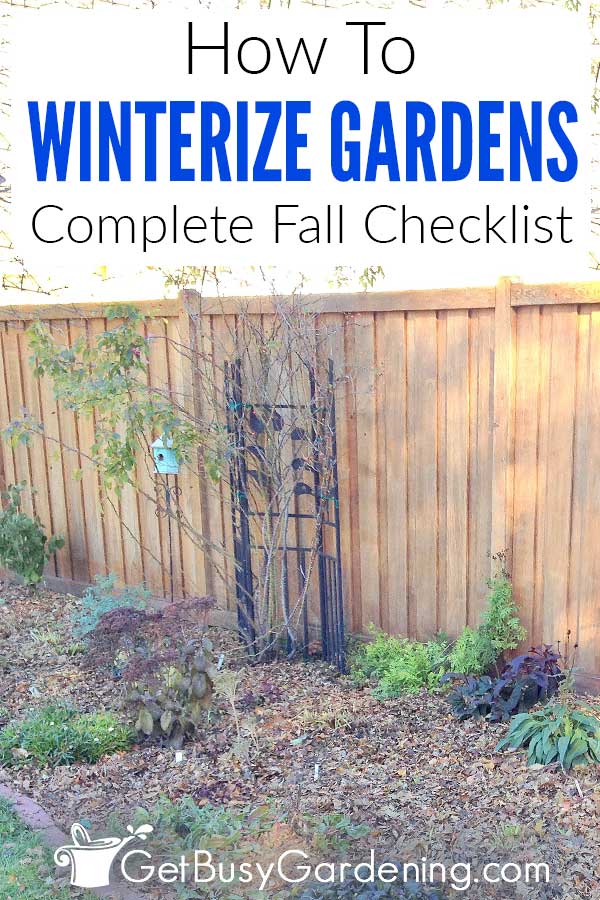How To Winterize Gardens Complete Fall Checklist