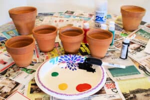 How To Paint Terracotta Pots Step-By-Step