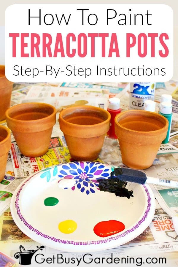 How To Paint Terracotta Pots: Step-By-Step Instructions