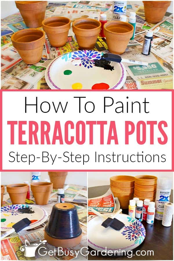 How To Paint Terracotta Pots: Step-By-Step Instructions