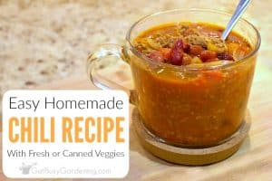 Fast And Easy Homemade Chili Recipe