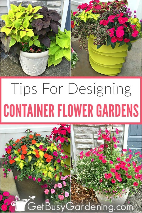 Tips For Designing Container Flower Gardens