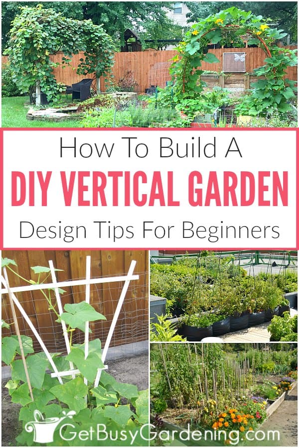 How To Build A DIY Vertical Garden: Design Tips For Beginners