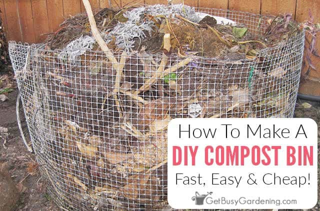 How To Make A Cheap DIY Compost Bin