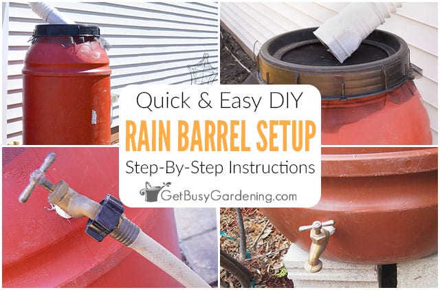 How To Set Up A Rain Barrel Step-By-Step