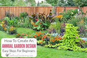 Annual Flower Garden Design For Beginners