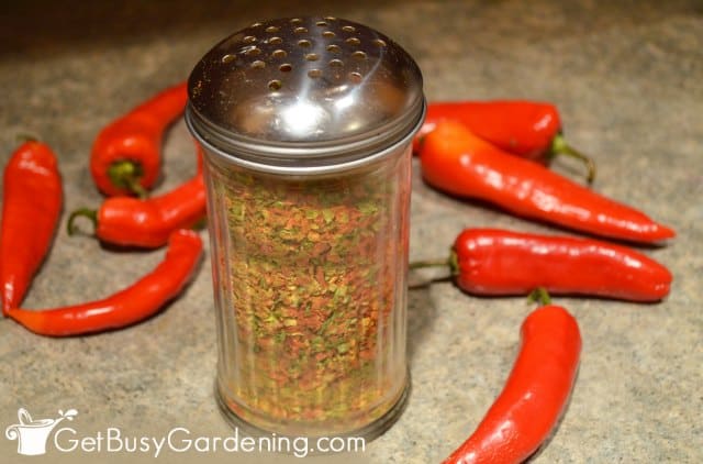 My DIY red pepper flakes