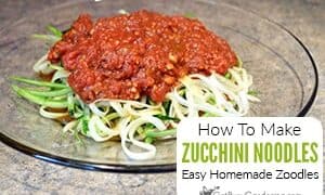 How To Make Homemade Zoodles Zucchini Noodles Get Busy Gardening