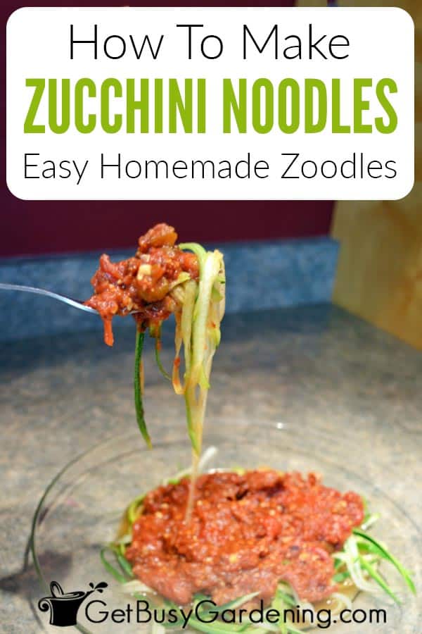 How To Make Zucchini Noodles Easy Homemade Zoodles
