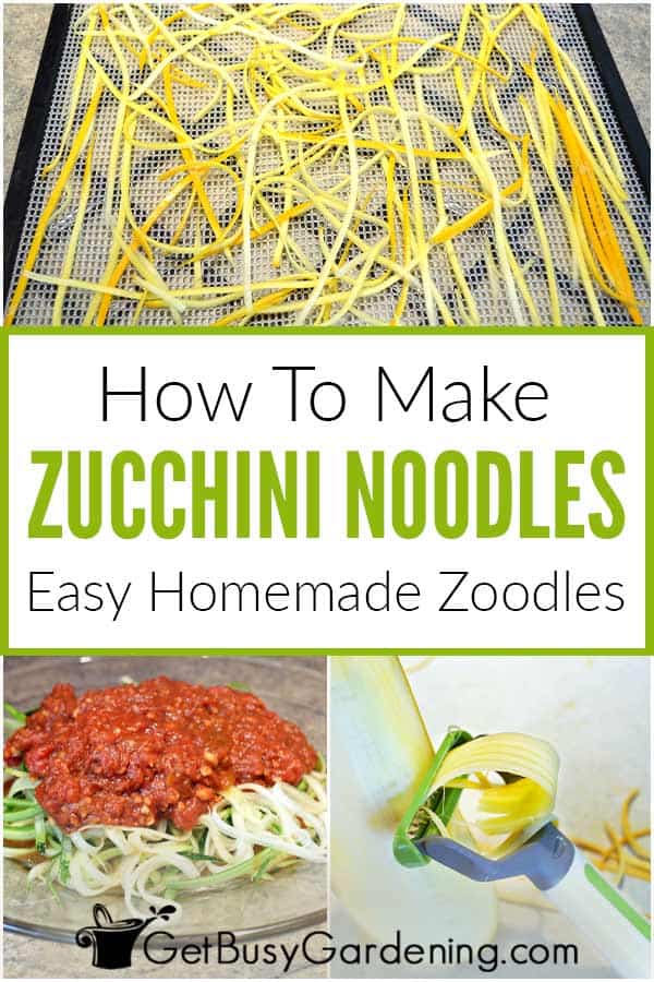 How To Make Zucchini Noodles Easy Homemade Zoodles