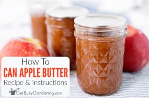 Canning Apple Butter - Recipe &amp; Instructions- Get Busy Gardening