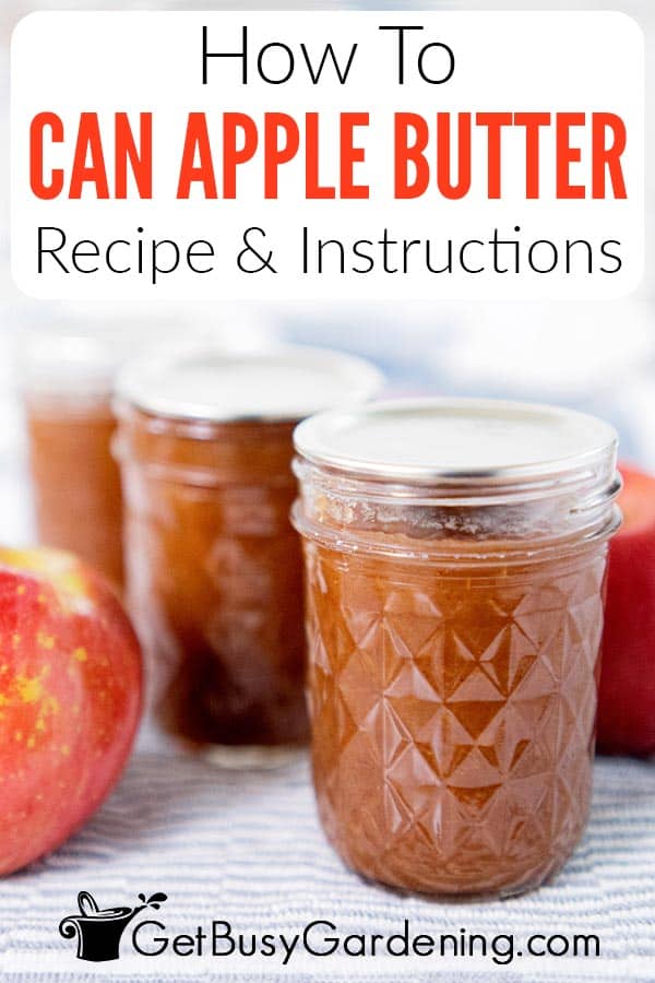 How To Can Apple Butter Recipe & Instructions