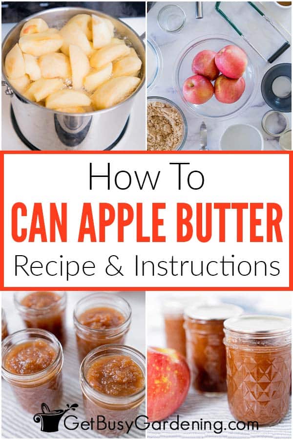How To Can Apple Butter Recipe & Instructions