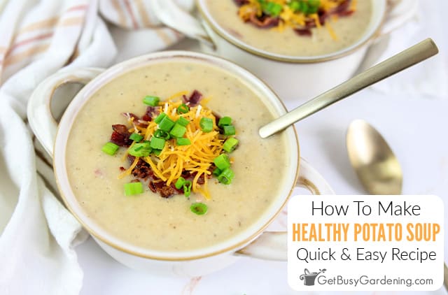 How To Make Healthy Potato Soup (Recipe)