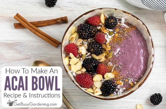 Homemade Acai Bowl - Keeping It Relle