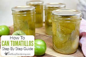 How To Can Tomatillos