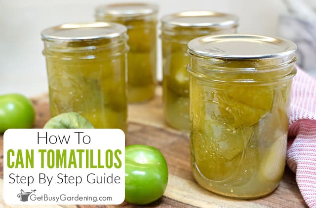 How To Can Tomatillos