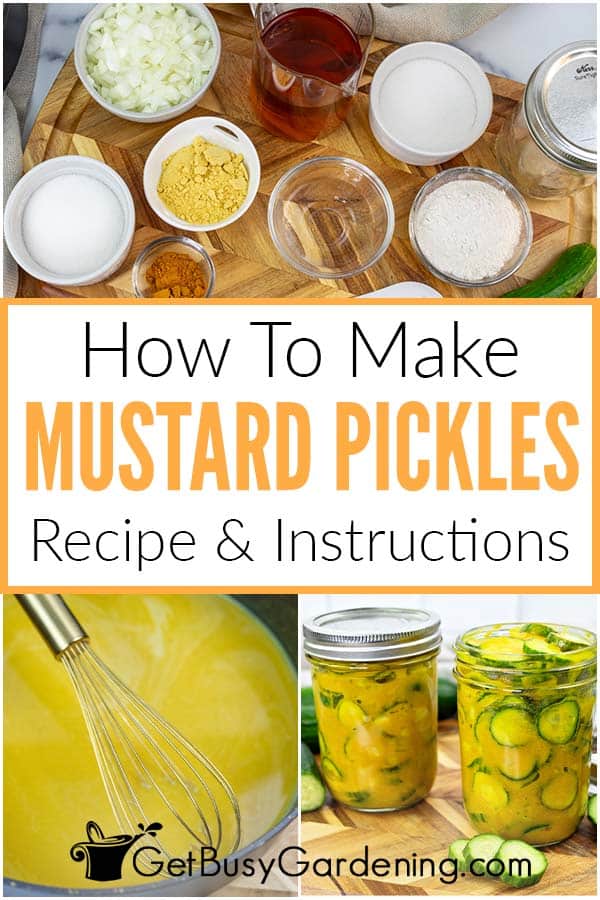 How To Make Mustard Pickles Recipe & Instructions