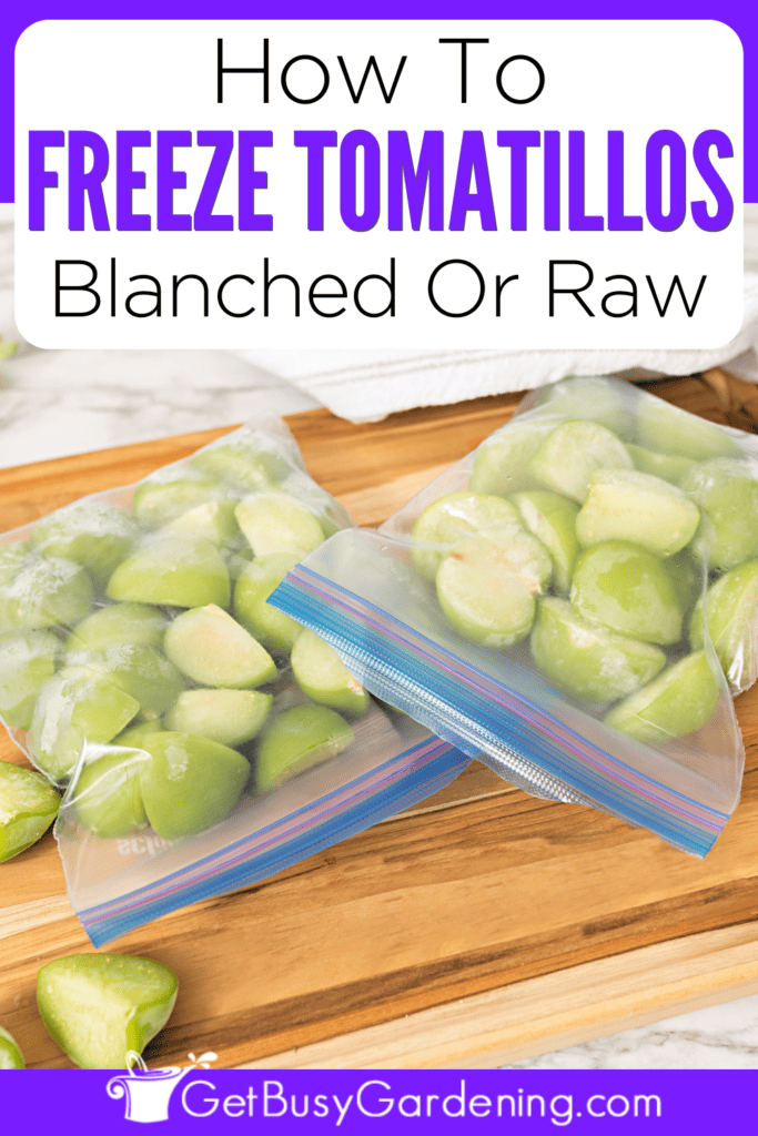 How To Freeze Tomatillos Blanched Or Raw