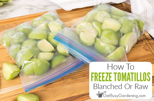 How To Freeze Tomatillos (With Or Without Blanching)
