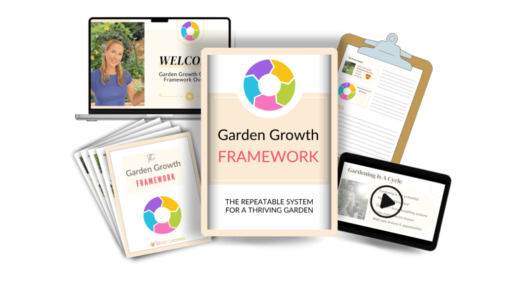 Garden Growth Course Framework Module mockup image.