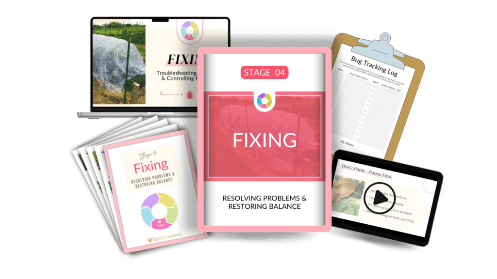 Garden Growth Course Module 4 Fixing mockup image.