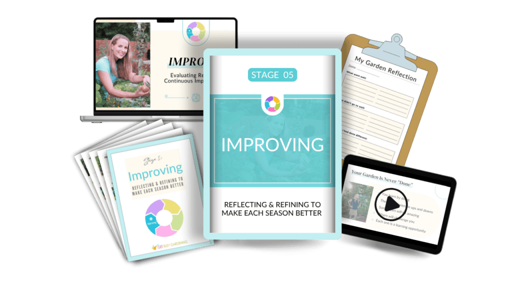 Garden Growth Course Module 5 Improving mockup image.